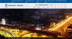 Desktop Screenshot of bharatforge.com